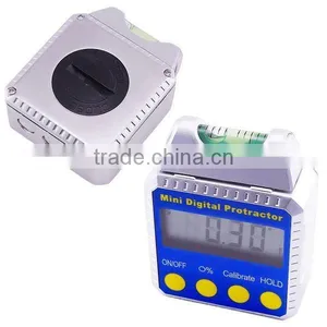 Digital Bevel Box / Inclinometer / Protractor With Spirit Level Built-in Magnetic Base & Always Upright LCD thumbnail-5