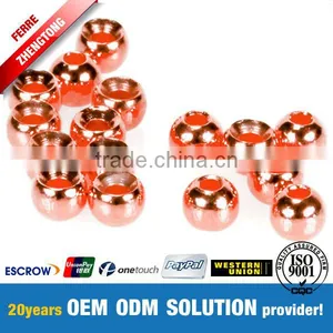Fly Fishing Material Countersunk Beads Copper thumbnail-1