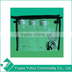 Hot Sale ST-03 Yuyao Yuhui Commodity Carry Conviently Non Spill 100ml Plastic Plastic Trave Bottlel Set thumbnail-1