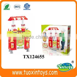 Plastic Kids Play Kitchen Set Cooking Toys for Boys thumbnail-1
