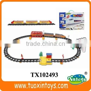 Toy Trains for Kids, Battery Operated Toy Train Set Steam Locomotives thumbnail-2