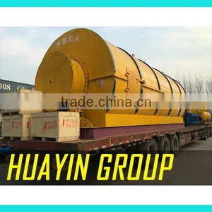 Closed Environmental Oil Gas Indirect Heating Waste Tire Recycling Pyrolysis Machine thumbnail-1