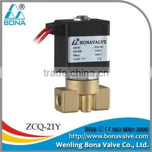 ISO9001 Copper Coil 12VDC 24VDC 1/4" 1/4 Inch Underwater Vertical Welding Machine Air Valve Solenoid Valve thumbnail-1