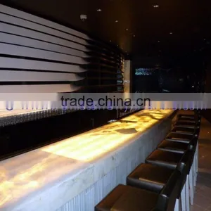 RESONABLE BACKLIT ONYX COUNTERTOPS FOR BAR RECEPTIONS thumbnail-6