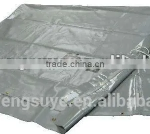 100% PVC Laminated Fabric Waterproof Fabric 200D*200D 1000D*1000D thumbnail-1