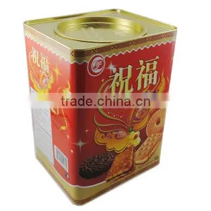 Rectangular Biscuit Cookies Tin Box thumbnail-1