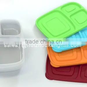 3-compartment Plasic Food Storage Lunch Box Container for Kids,Kids Plastic Lunch Box thumbnail-2