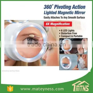 Swivel Brite Bathroom Cosmetic Magnification Mirror thumbnail-1