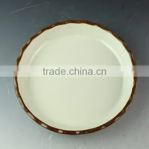 Stocklot Hot Sale Round Shape Glazed Ceramic Bakeware thumbnail-2