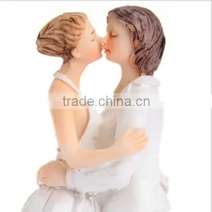 Resin Love Lesbian Wedding Couple Figurine thumbnail-5