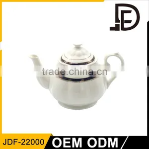 Popular Cheap Ceramic Porcelain Teapot Bulk,wholesale Ceramic Porcelain Tea Pot, Stoneware Teapot thumbnail-1