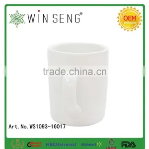 White Porcelain Common Shape Mug thumbnail-3
