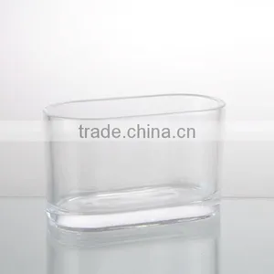 29.8cm/20cm Length Clear Home Decor Sqnare Vase thumbnail-2