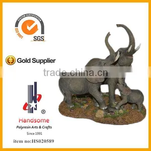 9.5"Elephant Tube Elephant Tube Party Statues thumbnail-1