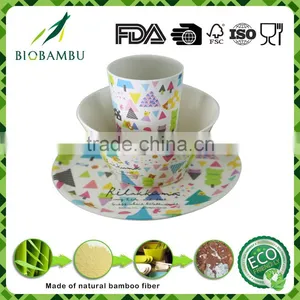 Non-Flamable Welcome Endurable Bamboo Fiber Tableware thumbnail-1