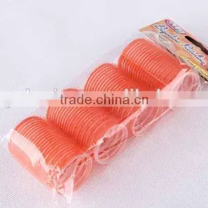 4P Ccolorful Plastic HAIR ROLLERS/Hair Tools/nylon Paster thumbnail-2
