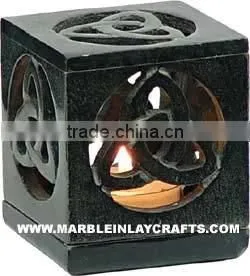 Candle Lamp, Soapstone Candle Lamp, Carving Candle Lamp thumbnail-1