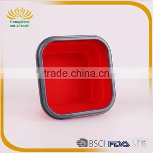 Silicone Collapsible School Lunch Box thumbnail-4