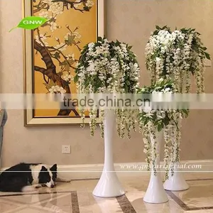 GNW FLV23-6 Polyurethane Flower Pots Door With Flower Designs Wreath Wholesale thumbnail-1