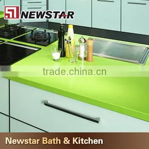 Made in China Artificial Green Quartz Countertop thumbnail-1