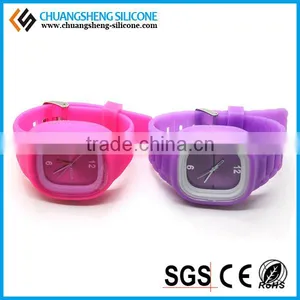 Candy Color Smart Kids Lovely Jelly Watch, Electronic Wristwatch, Silicone thumbnail-4