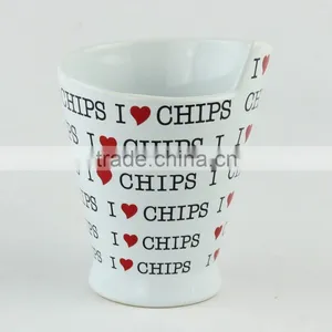 Eco-friendly Certification Ceramic Chip Cone Cup thumbnail-1