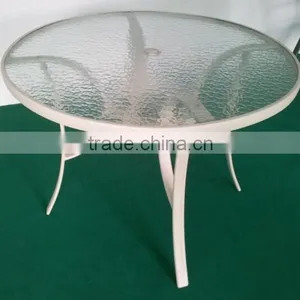 Garden Dining Glass Round Table thumbnail-1
