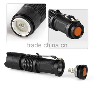High Quality Tactical Power LED 3 Mode Focus Flashlight thumbnail-2