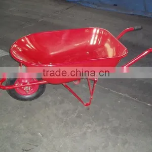 Garden Rubber Wheelbarrow Handle With Pneumatic Rubber Wheel thumbnail-1