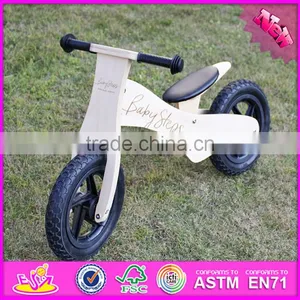 2016 New Design Log Color Wooden Balance Bike for Toddlers W16C155 thumbnail-2