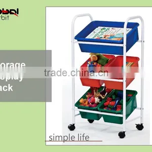 Storage Canned Food Display Rack Metal Shelving Stainless Steel Food Display Rack thumbnail-1