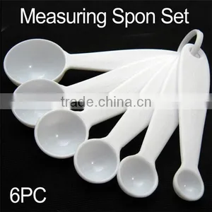 Hot Sale White 6 Set Plastic Measuring Scoop for Feed Baby, OEM Durable Hard PP Measuring Scoop, Custom Mini Scoop China Maker thumbnail-2