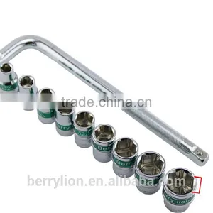 Berrylion 10pcs Socket Set L Curved Rod With Socket Set thumbnail-3