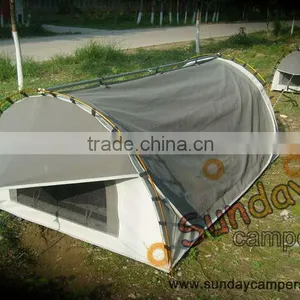 Roof Camping Soft Floor Fiberglass Poles Double Swag Tent thumbnail-1