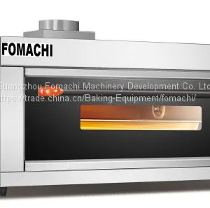 Gas Deck Oven 1 Deck 2 Trays Front Stainless Steel thumbnail-1