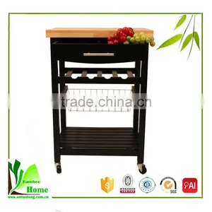 Hot Bamboo Service Dining Trolley thumbnail-1