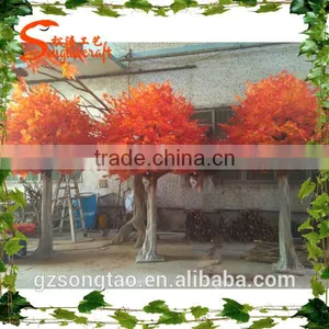 Guangzhou Supplier Artificial Maple Tree Life Size Fake Tree Artificial Maple Tree thumbnail-2