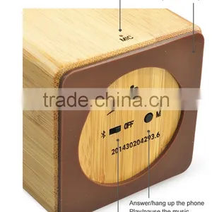 2016 Wireless Mini Bamboo Bluetooth Speaker thumbnail-5