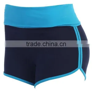 Cheap Sportswear Women and Juniors Athletic Jogging Tight Exercising Sexy Hot Yoga Running Shorts With Track Curves Trimming thumbnail-5
