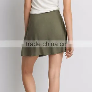 Custom Online Shopping Women Fashion 97% Cotton 3% Elastane Hot Girls Floral Printed Short Mini Skirts thumbnail-6