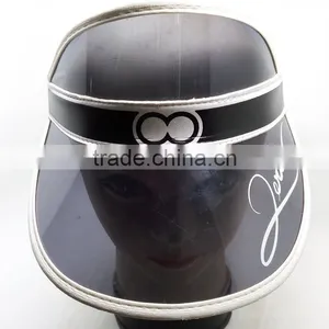 Hot Sale Custom PVC Sun Visor Cap Fashion Cheap Brim Vis Or Hats thumbnail-1