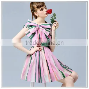 Customized 2014 New Design Digital Printing Commuter Outfit Silk Skirt thumbnail-1