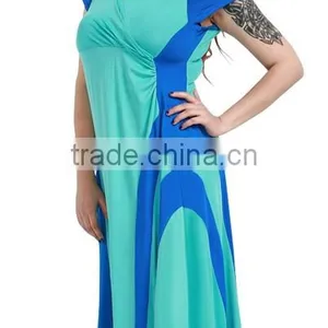 2016 New Summer Long Sexy Women Casual Short Sleeve Ladies Dresses thumbnail-2
