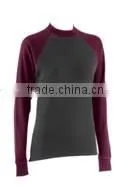 100%merino Wool Womens L/S Top thumbnail-1
