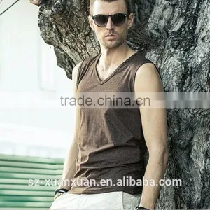 2016 Cheap Wholesale 100% Cotton Sports Vest Men thumbnail-4