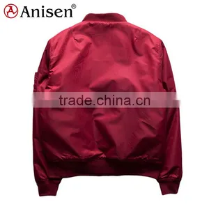 Oem Service Waterproof Taffeta Bomber Men Coat thumbnail-4