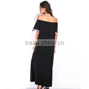 Maxnegio Basic Sundress With Tassels for Ladies thumbnail-2