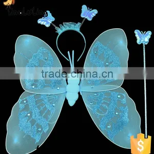 New Arrival Wholesale Girls Fairy Wings Cheap Wing Sets thumbnail-1