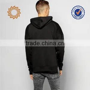 British Style Mens Blank Pullover Hoodie With Pocket thumbnail-2