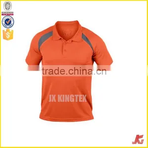Cool Dry Fit Plain Contrast Polyester Breathable Sports Polo Shirt thumbnail-2